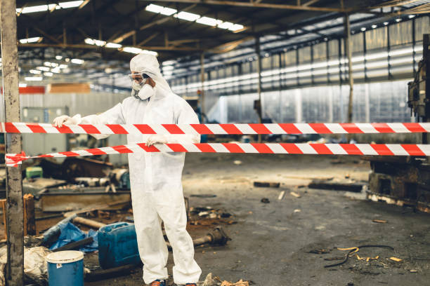 Professional Odor Removal technician working in Liberty, NE